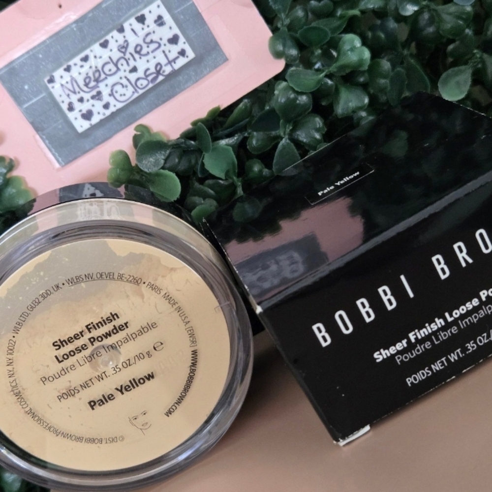 ​✨ Bobbi Brown Sheer Finish Loose Powder • PALE YELLOW 1 • Full Size • NIB ✨